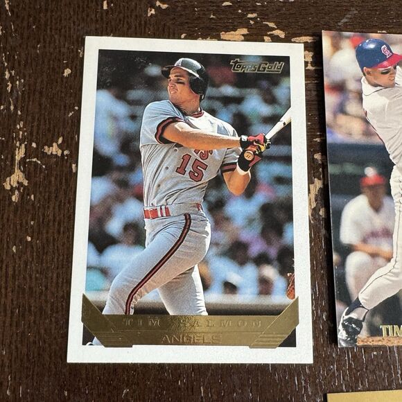Tim Salmon 12 Card Lot With 1999 Topps Gold Label Baseball & Ted Williams Legacy - Picture 2 of 13